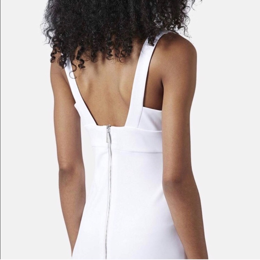 Topshop Mini Cutout Bodycon Dress 6 M - Picture 4 of 8